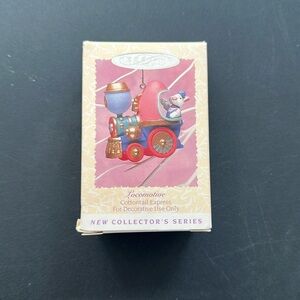 Hallmark Cottontail Express Locomotive Train Ornament Easter 1st in series 1996